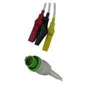 Cables For Ecg Devices Lead Cables Monobloc Way Clamp For Hme