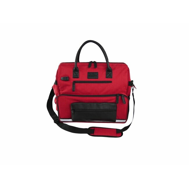 Large red De Boissy Madrague medical transport bag