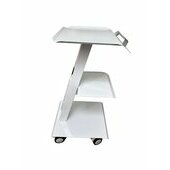 Medical trolley with casters